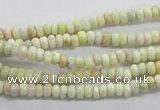 CRB14 15.5 inches 2*4mm rondelle lemon jade gemstone beads