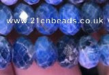 CRB1990 15.5 inches 6*8mm faceted rondelle apatite beads wholesale