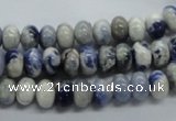 CRB22 15.5 inches 5*8mm rondelle sodalite gemstone beads