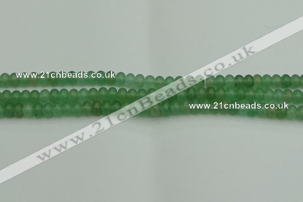 CRB2820 15.5 inches 4*6mm rondelle green aventurine beads