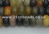 CRB2846 15.5 inches 5*8mm rondelle fancy jasper beads wholesale