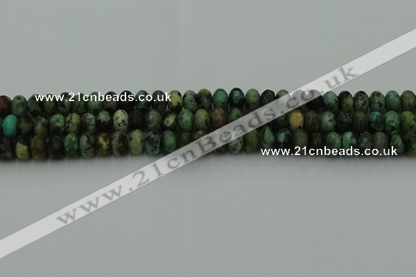 CRB2901 15.5 inches 5*8mm rondelle African turquoise beads
