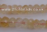 CRB302 15.5 inches 5*8mm - 10*14mm faceted rondelle citrine beads