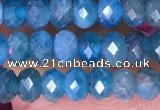 CRB3174 15.5 inches 2.5*4mm faceted rondelle tiny apatite beads