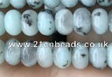 CRB4048 15.5 inches 4*6mm rondelle sesame jasper beads wholesale