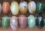 CRB5306 15.5 inches 4*6mm rondelle Indian agate beads wholesale