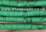 CRB5524 15 inches 2*2mm heishi synthetic turquoise beads wholesale