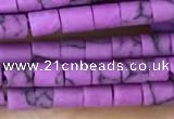 CRB5525 15 inches 2*2mm heishi synthetic turquoise beads wholesale