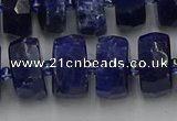 CRB585 15.5 inches 8*18mm faceted rondelle sodalite beads