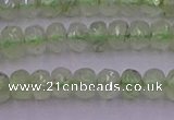 CRB723 15.5 inches 2.5*4mm faceted rondelle prehnite gemstone beads