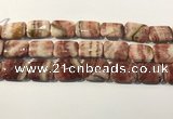 CRC1102 15.5 inches 18*25mm rectangle rhodochrosite beads