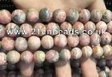 CRC1154 15.5 inches 12mm round rhodochrosite gemstone beads