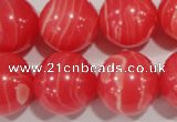 CRC508 15.5 inches 20mm round synthetic rhodochrosite beads