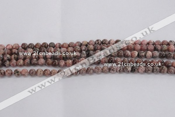 CRC901 15.5 inches 6mm round natural rhodochrosite beads