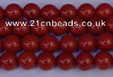 CRE321 15.5 inches 6mm round red jasper beads wholesale