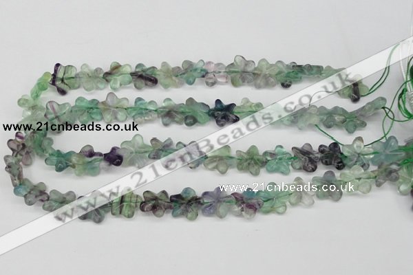 CRG17 15.5 inches 16*16mm star fluorite gemstone beads wholesale