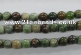 CRJ15 15.5 inches 6mm round african prase jasper beads wholesale