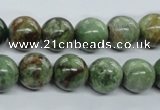 CRJ18 15.5 inches 12mm round african prase jasper beads wholesale