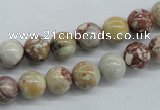 CRM14 15.5 inches 8mm round red mud jasper beads wholesale