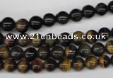 CRO27 15.5 inches 6mm round blue tiger eye beads wholesale