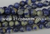 CRO31 15.5 inches 6mm round sodalite gemstone beads wholesale