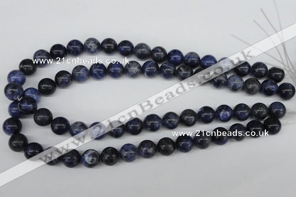CRO344 15.5 inches 12mm round sodalite gemstone beads wholesale