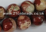 CRO449 15.5 inches 16mm round rainrow stone beads wholesale