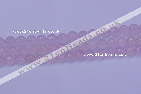 CRQ204 15.5 inches 12mm round Mozambique rose quartz beads