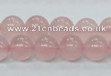 CRQ53 15.5 inches 12mm round natural rose quartz beads wholesale