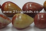 CRS08 15.5 inches 18*25mm teardrop rainbow stone beads wholesale