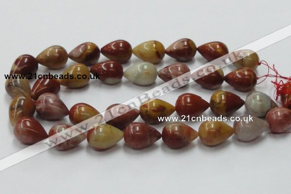 CRS08 15.5 inches 18*25mm teardrop rainbow stone beads wholesale