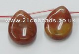 CRS11 15.5 inches 18*25mm flat teardrop rainbow stone beads