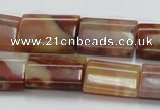 CRS24 15.5 inches 15*20mm flat column rainbow stone beads wholesale