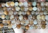 CRU945 15.5 inches 8mm round mixed rutilated quartz beads