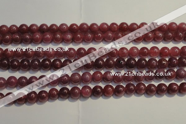 CRZ1008 15.5 inches 6mm - 6.5mm round AA grade natural ruby beads