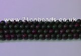 CRZ1110 15.5 inches 4mm round imitation ruby zoisite beads wholesale