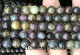 CRZ1233 15 inches 8mm round ruby sapphire beads wholesale