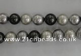 CSB1038 15.5 inches 8mm round mixed color shell pearl beads