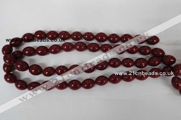 CSB122 15.5 inches 12*15mm rice shell pearl beads wholesale