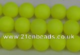 CSB1315 15.5 inches 4mm matte round shell pearl beads wholesale