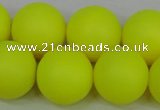 CSB1319 15.5 inches 12mm matte round shell pearl beads wholesale