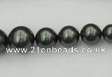 CSB403 15.5 inches 8mm - 16mm round shell pearl beads