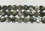 CSB4115 15.5 inches 16mm heart abalone shell beads wholesale
