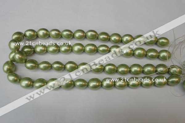 CSB881 15.5 inches 13*15mm nuggets shell pearl beads wholesale