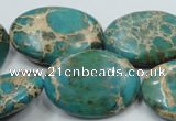 CSE10 15.5 inches 22*30mm oval natural sea sediment jasper beads