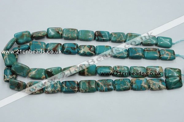 CSE15 15.5 inches 13*18mm rectangle natural sea sediment jasper beads