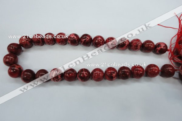 CSE161 15.5 inches 8mm round dyed natural sea sediment jasper beads