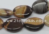 CSN07 15.5 inches 15*20mm oval new snake skin jasper beads