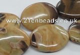 CSN08 15.5 inches 18*25mm oval new snake skin jasper beads