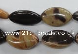CSN09 15.5 inches 12*20mm marquise new snake skin jasper beads